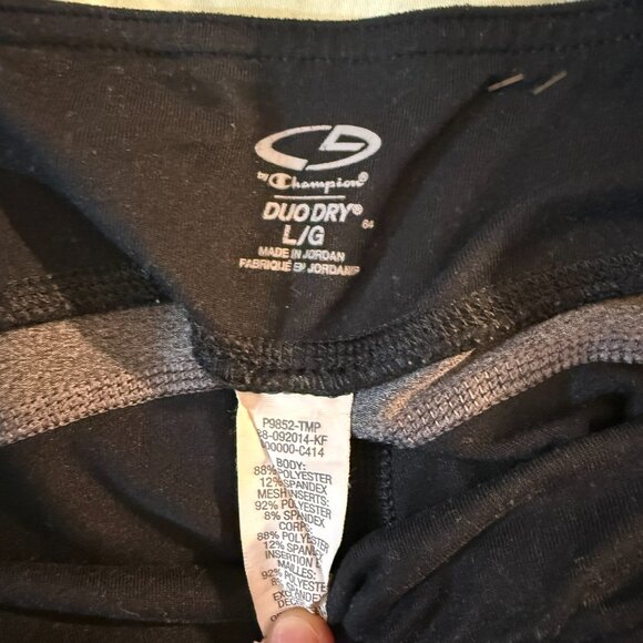 Champion C9 black and gray cropped leggings - Picture 3 of 4
